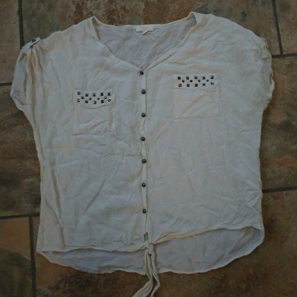 Cream colored top